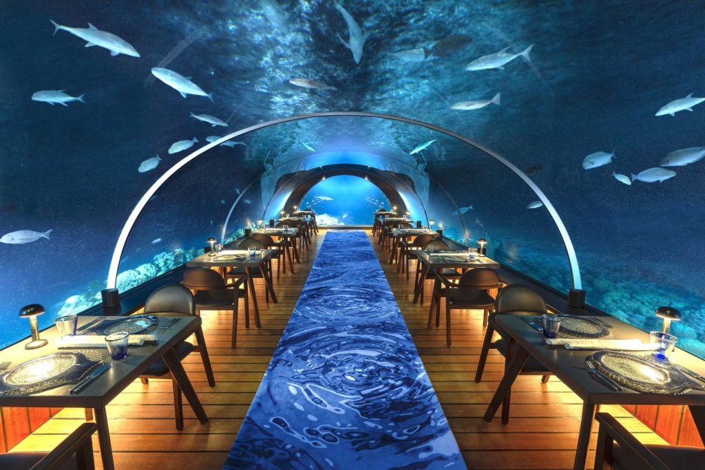 restaurante submerso maldivas 5.8