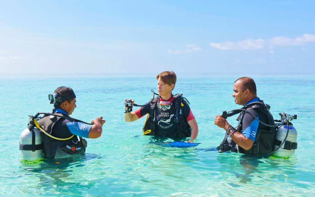 mergulho nas maldivas como funciona
