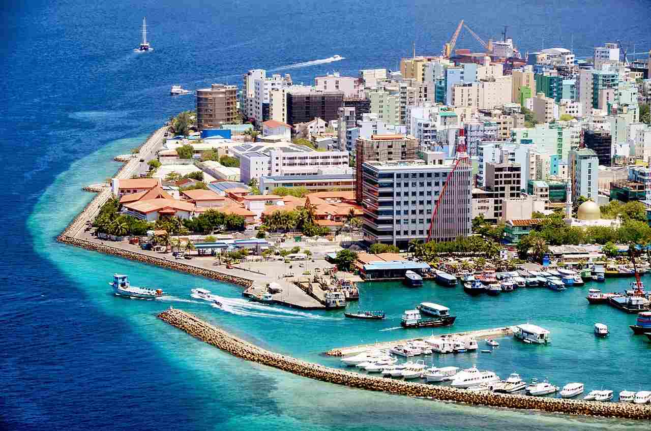onde fica Malé Maldivas